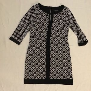 WHBM geometric shift dress